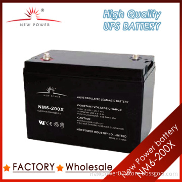 6V 200ah Maintenance Free SLA Battery for UPS (NM6-200X)